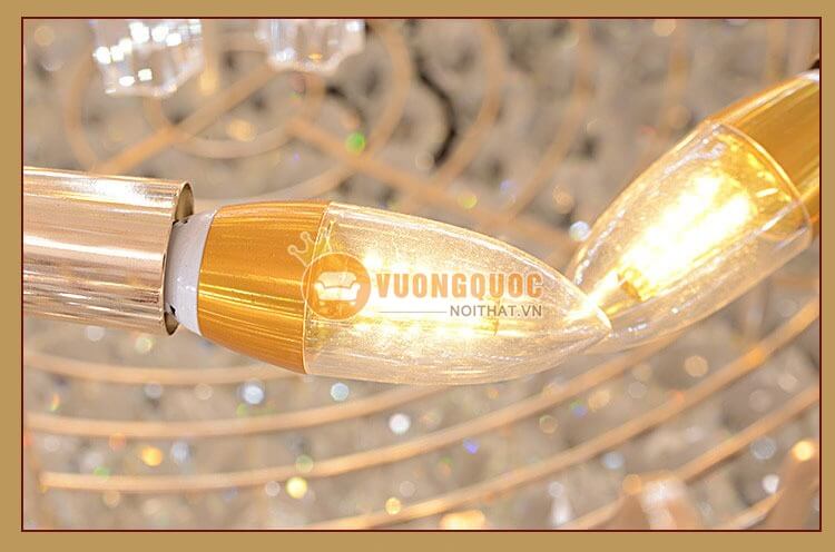 Đèn chùm pha lê cao cấp gắn trần biệt thự CM198-16